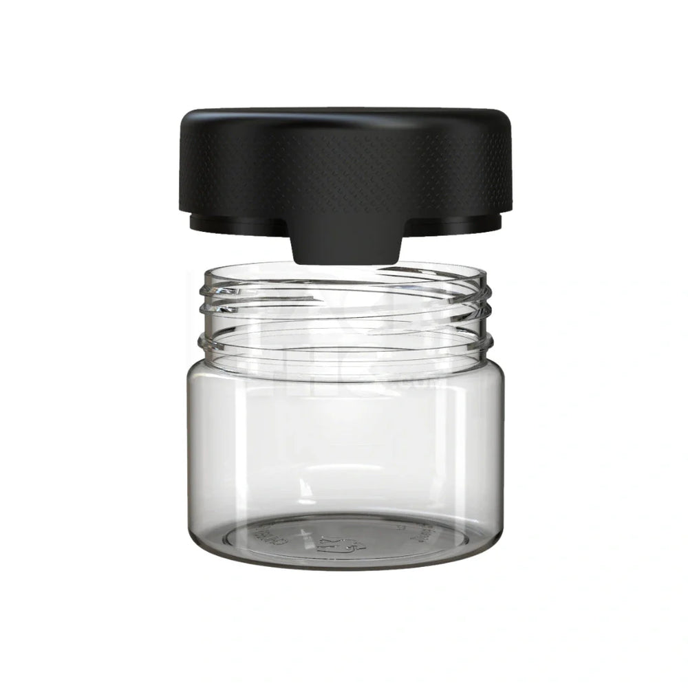 10oz aviator cr xl container clear natural black cap 80 count