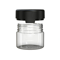 10oz aviator cr xl container clear natural black cap 80 count