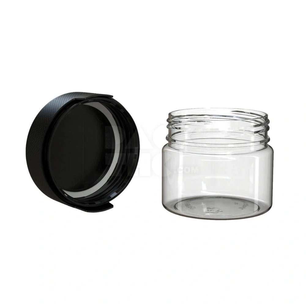 10oz aviator cr xl container clear natural black cap 80 count