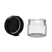 10oz aviator cr xl container clear natural black cap 80 count