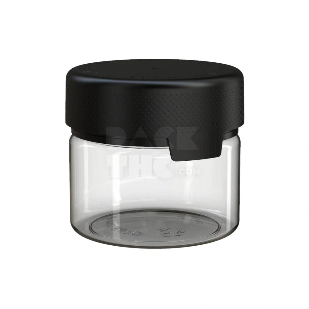 10oz aviator cr xl container clear natural black cap 80 count