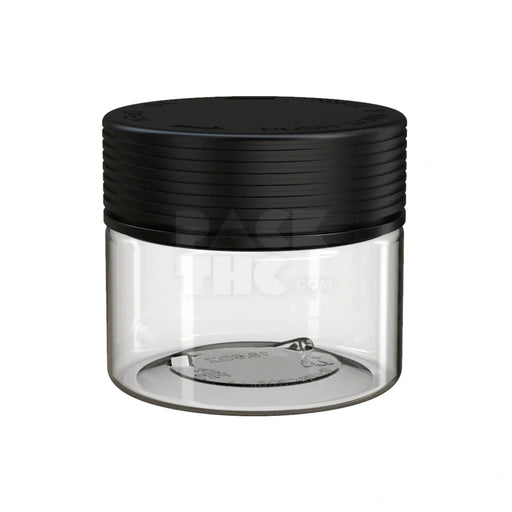 10oz 300cc spiral cr xl container clear natural black cap 80 count