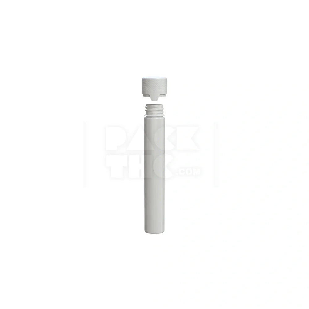 115mm aviator tube flat bottom opaque white 500 count