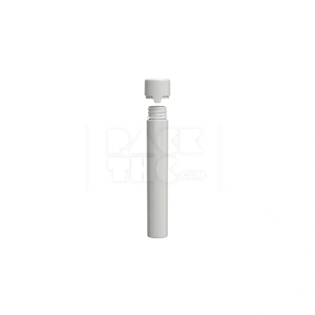 image 115mm aviator tube flat bottom opaque white 500 count