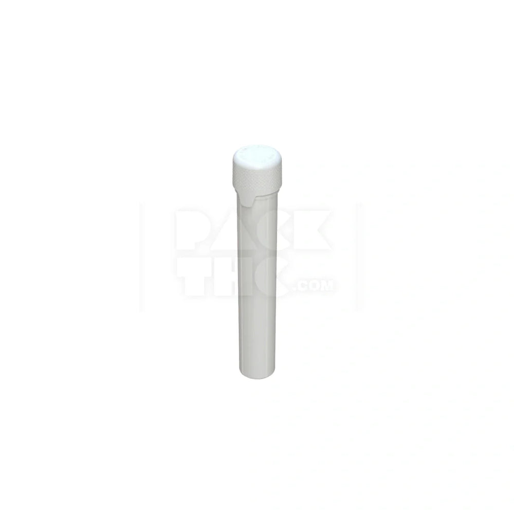 115mm aviator tube flat bottom opaque white 500 count