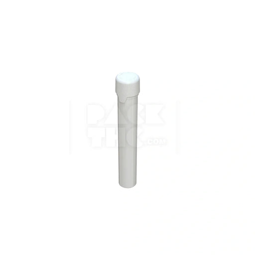 115mm aviator tube flat bottom opaque white 500 count