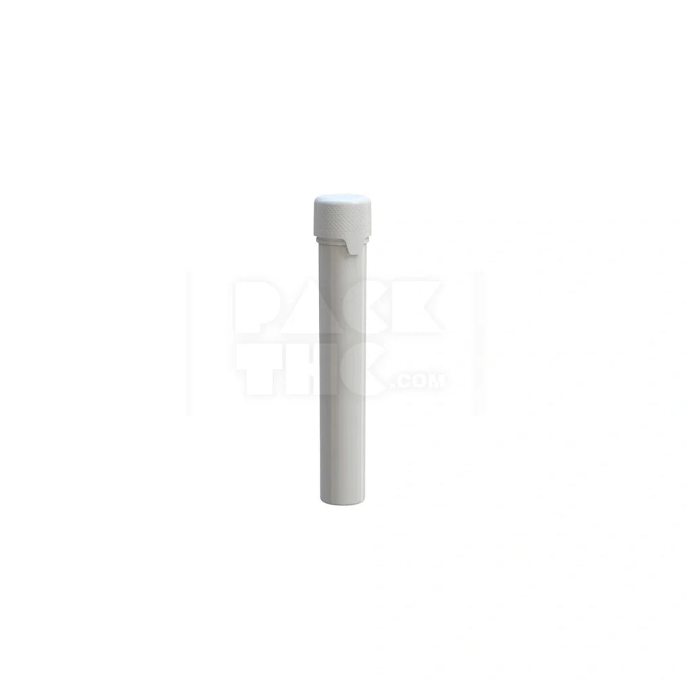 115mm aviator tube flat bottom opaque white 500 count