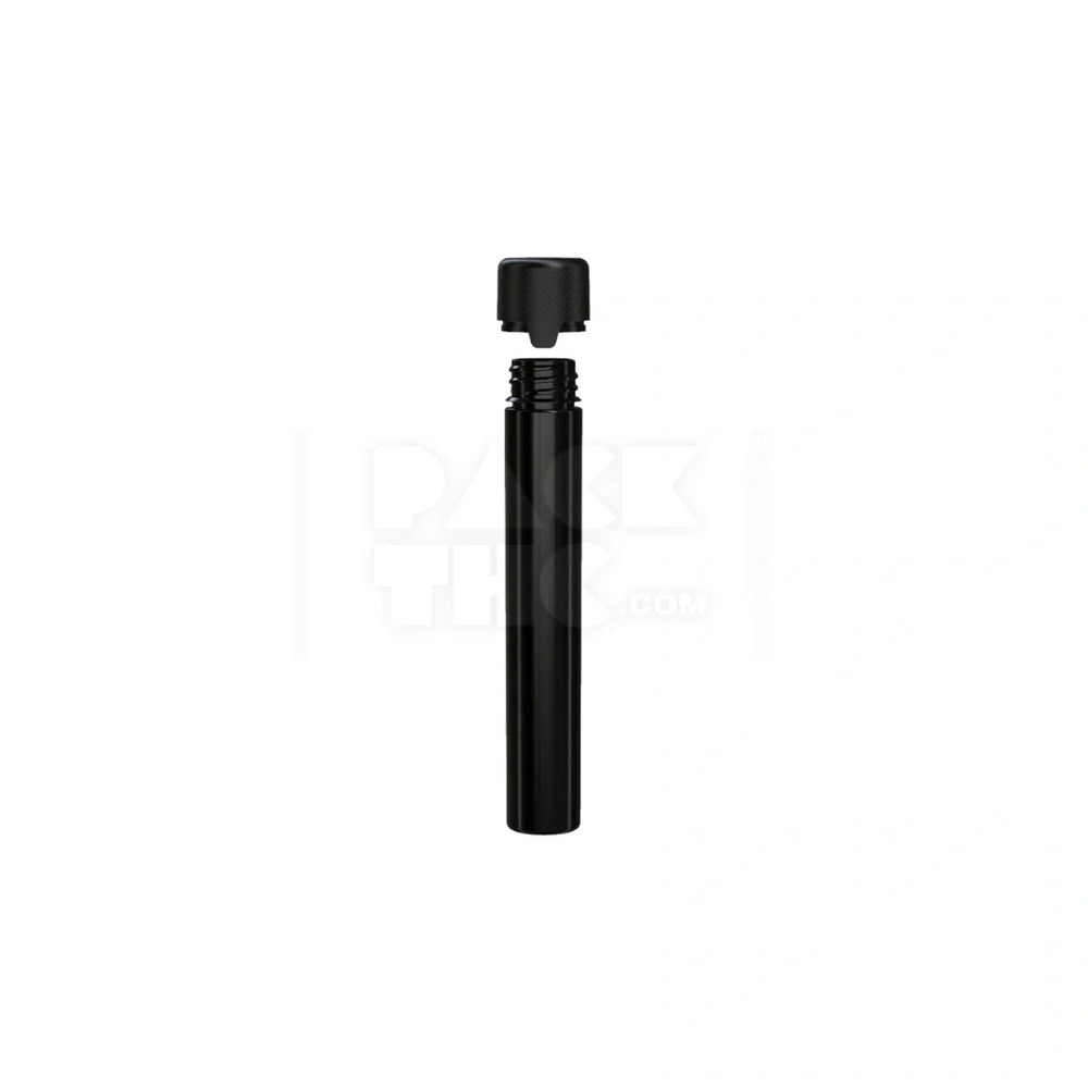115mm aviator tube flat bottom opaque black 500 count