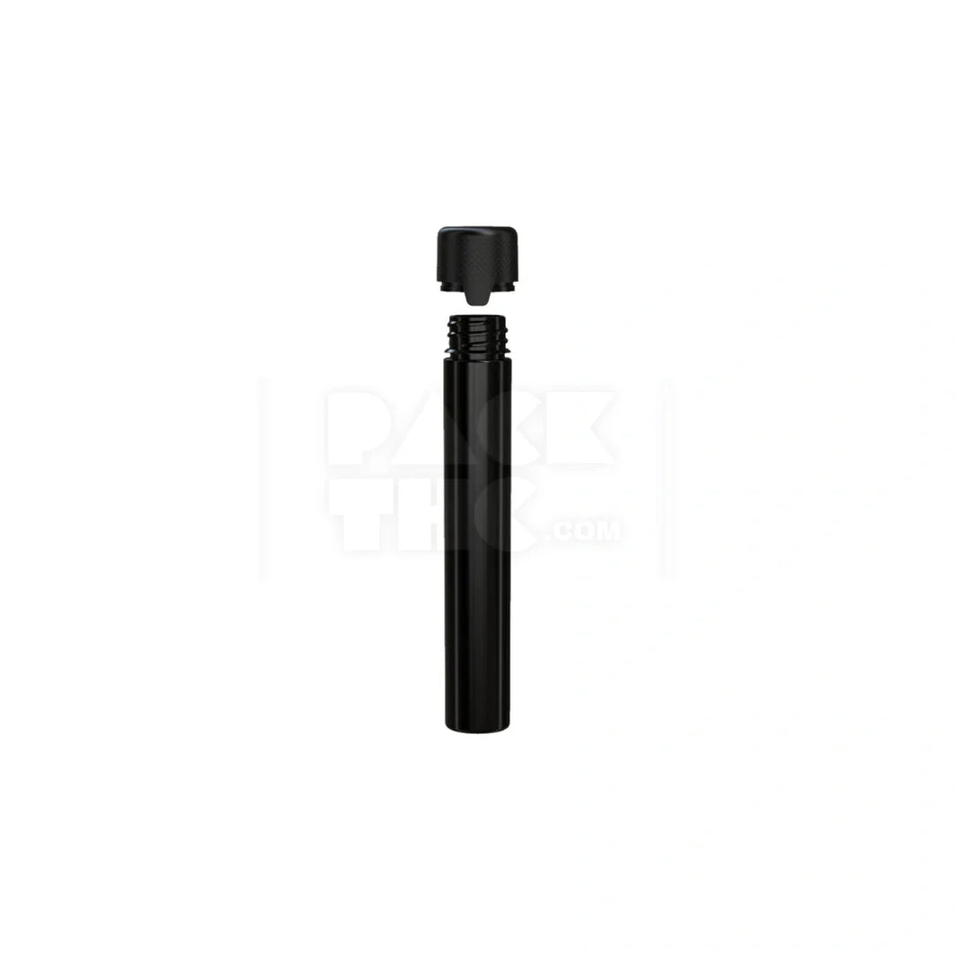 image 115mm aviator tube flat bottom opaque black 500 count