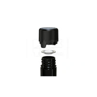 115mm aviator tube flat bottom opaque black 500 count