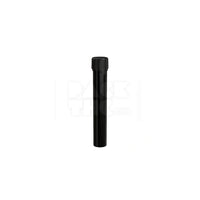 115mm aviator tube flat bottom opaque black 500 count