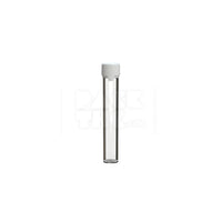 115mm aviator tube flat bottom clear natural white cap 500 count