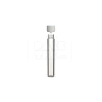 115mm aviator tube flat bottom clear natural white cap 500 count