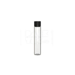 115mm spiral cr tube clear natural black cap 200 count