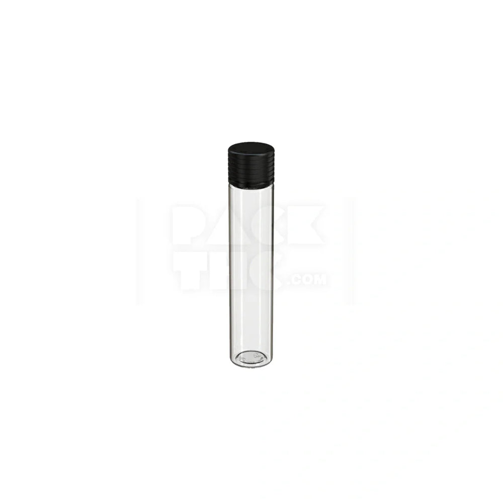 115mm spiral cr tube clear natural black cap 200 count