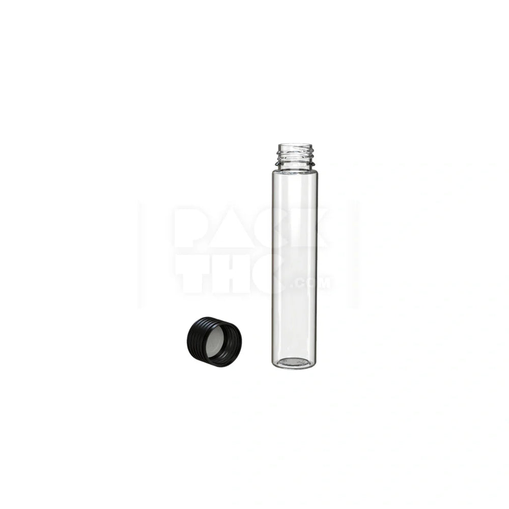 115mm spiral cr tube clear natural black cap 200 count
