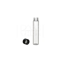 115mm spiral cr tube clear natural black cap 200 count