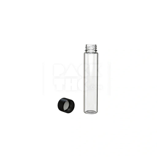 115mm spiral cr tube clear natural black cap 200 count