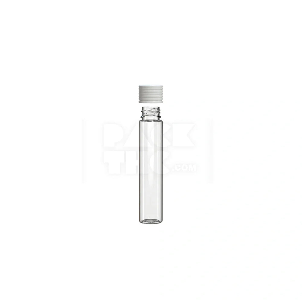 115mm spiral cr tube clear natural white cap 200 count