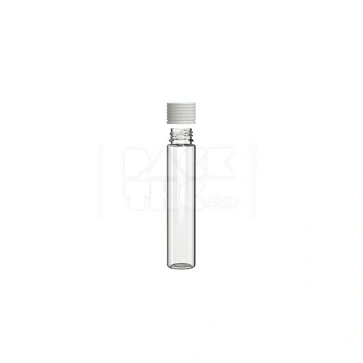 115mm spiral cr tube clear natural white cap 200 count