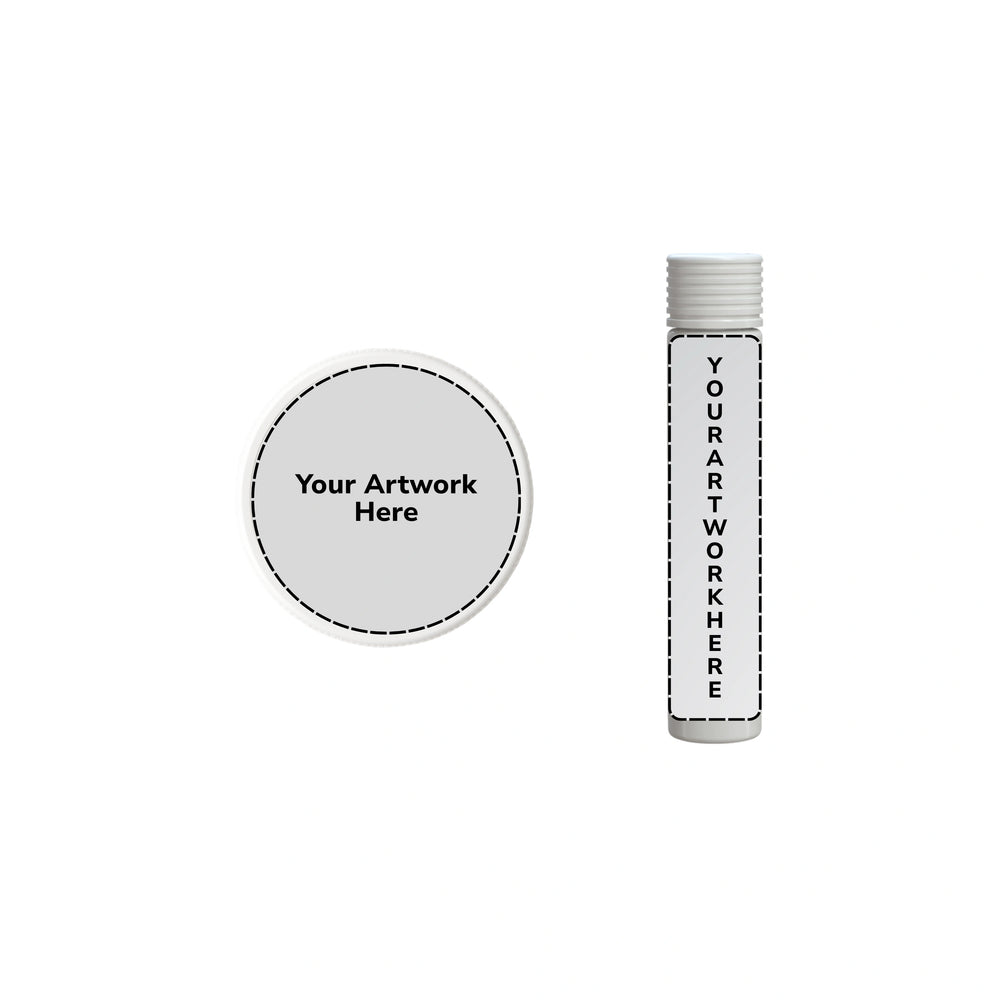 115mm spiral cr blunt tube opaque white