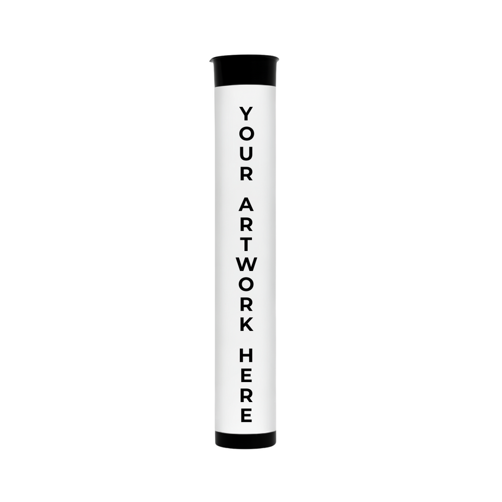 116 mm CR PRE-ROLL POP-TOP TUBE - BLACK - 1000
