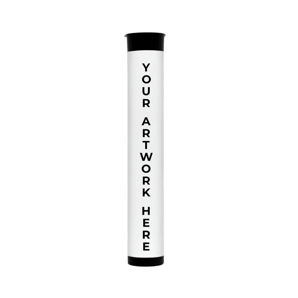 116 mm CR PRE-ROLL POP-TOP TUBE - BLACK - 1000