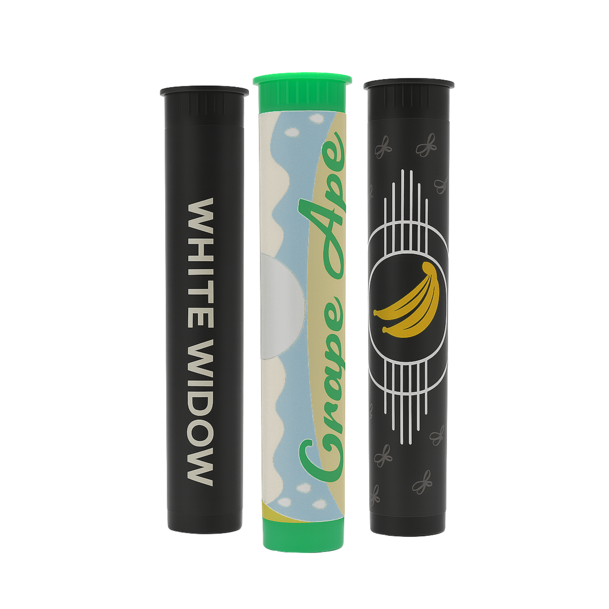 116 mm cr pre roll pop top tube white 1000