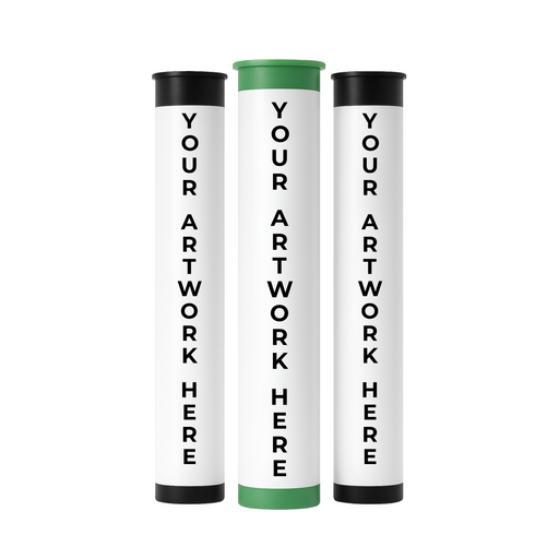 116 mm CR PRE-ROLL POP-TOP TUBE - WHITE - 1000