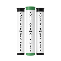 116 mm cr pre roll pop top tube clear 1000