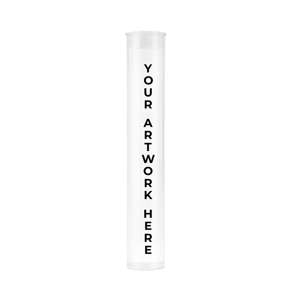 116mm CR PRE-ROLL POP-TOP TUBE - CLEAR - 1000