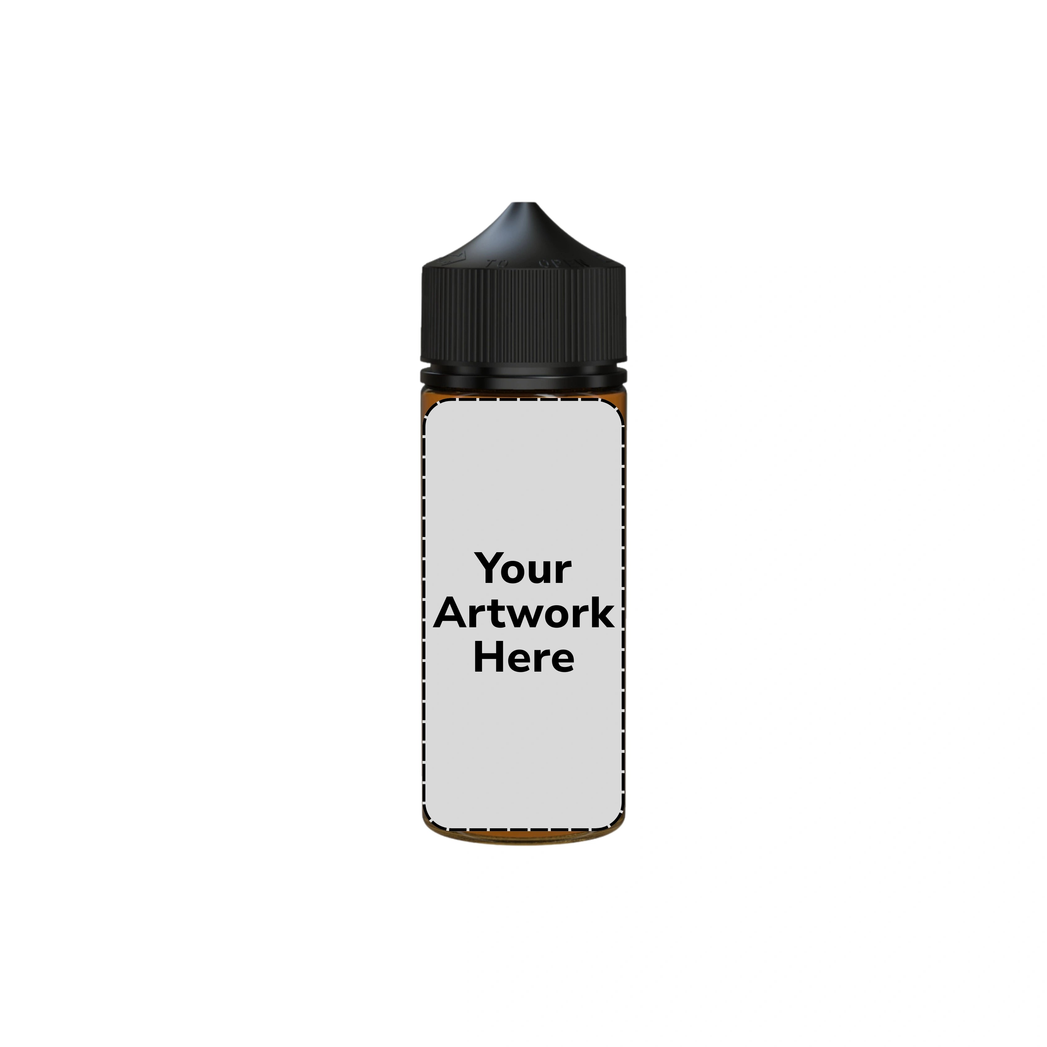 120ml v3 unicorn bottle translucent amber