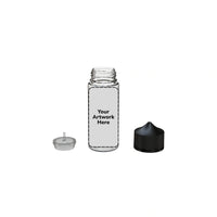 120ml v3 unicorn bottle clear black cap