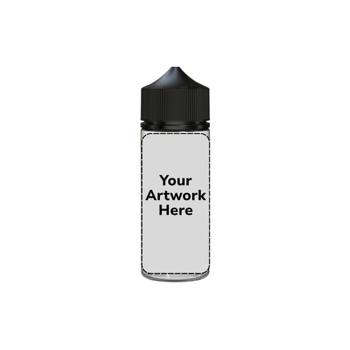 120ml v3 unicorn bottle clear black cap