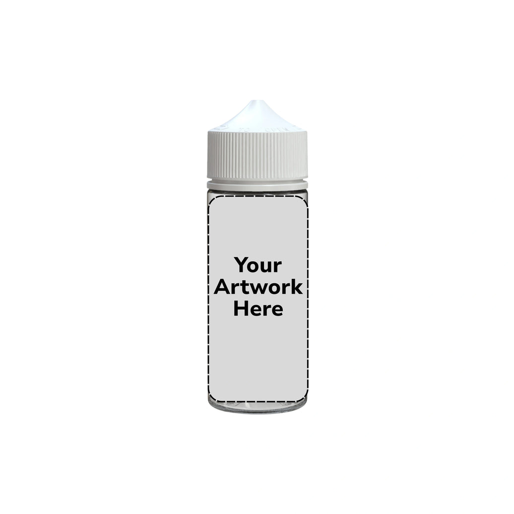 120ml v3 unicorn bottle clear white cap