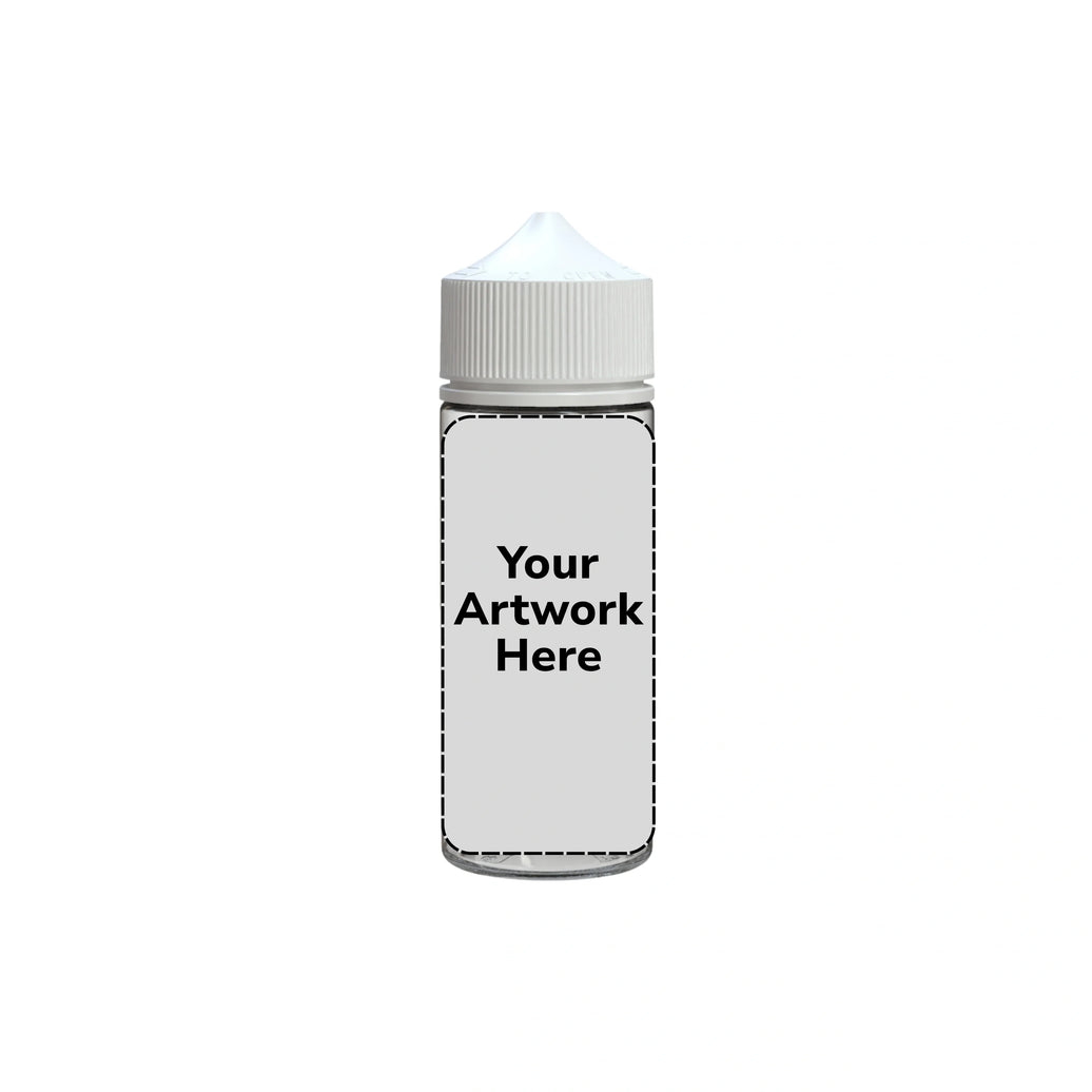 120ml v3 unicorn bottle clear white cap