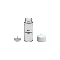 120ml v3 unicorn bottle clear white cap