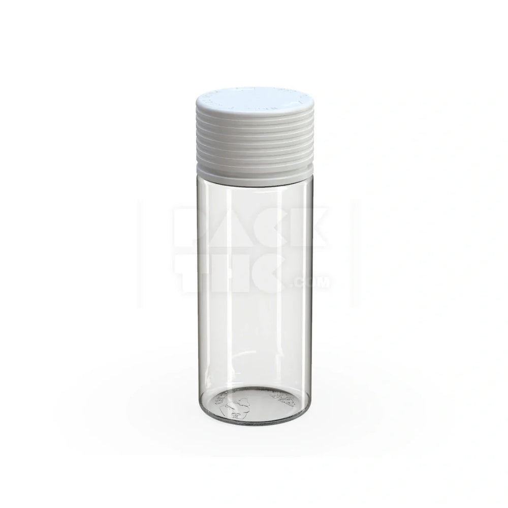120ml spiral cr bottle clear natural white cap 400 count