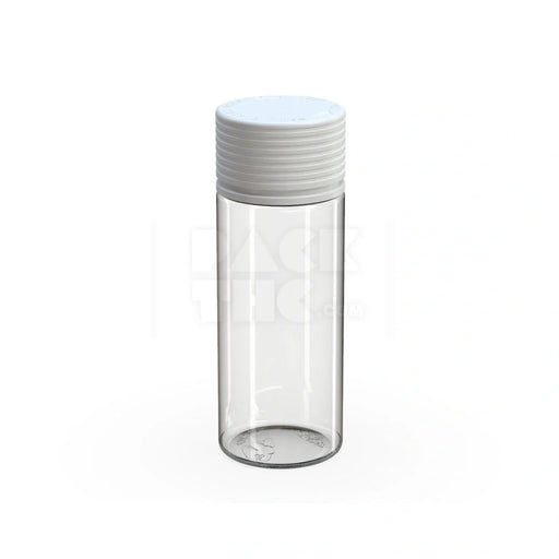 120ml spiral cr bottle clear natural white cap 400 count