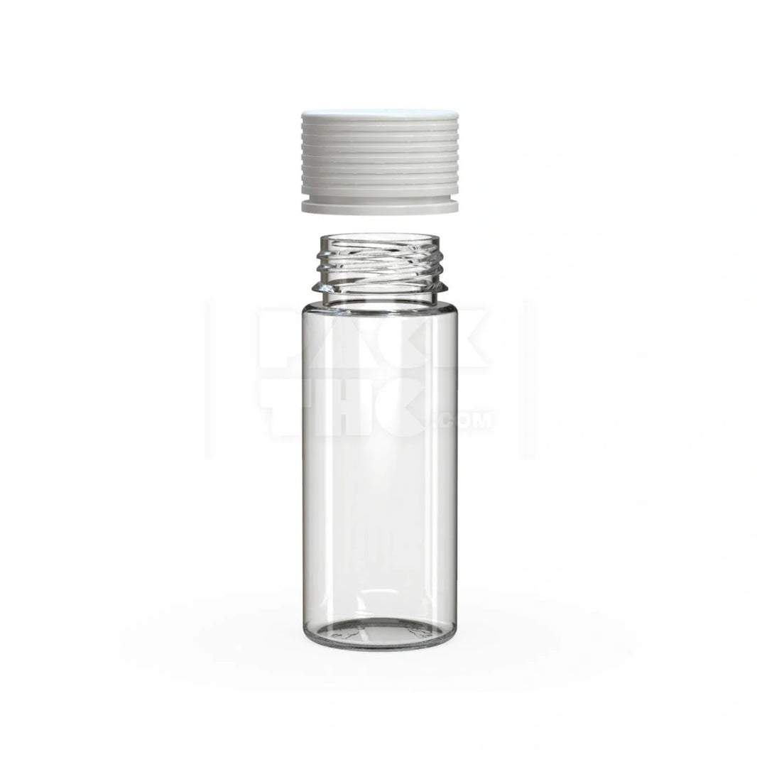 image 120ml spiral cr bottle clear natural white cap 400 count