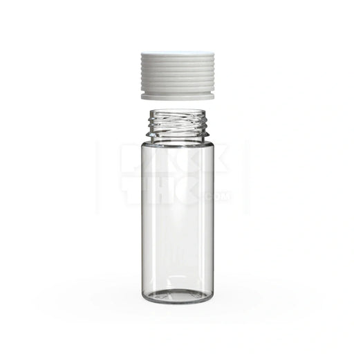 120ml spiral cr bottle clear natural white cap 400 count