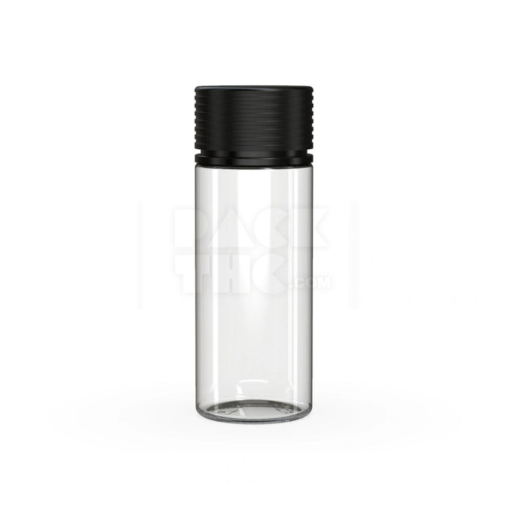 120ml spiral cr bottle clear natural black cap 400 count