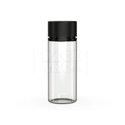 120ml spiral cr bottle clear natural black cap 400 count