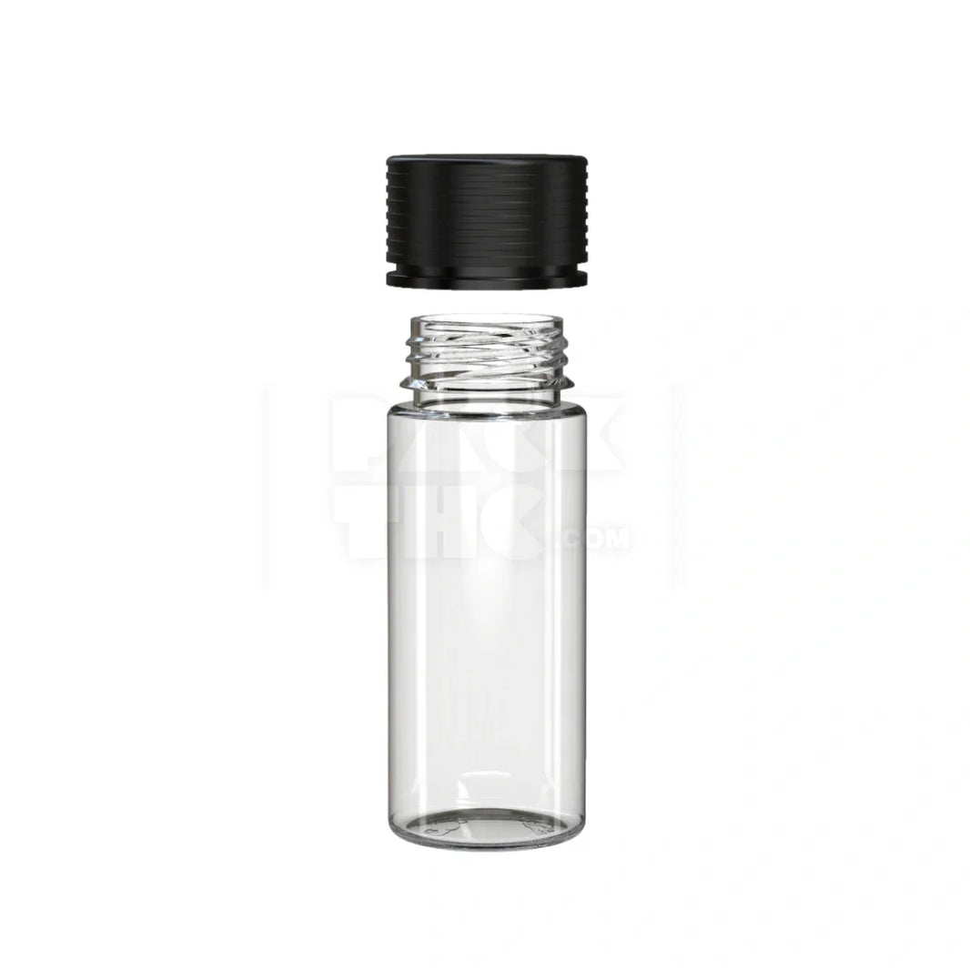 image 120ml spiral cr bottle clear natural black cap 400 count
