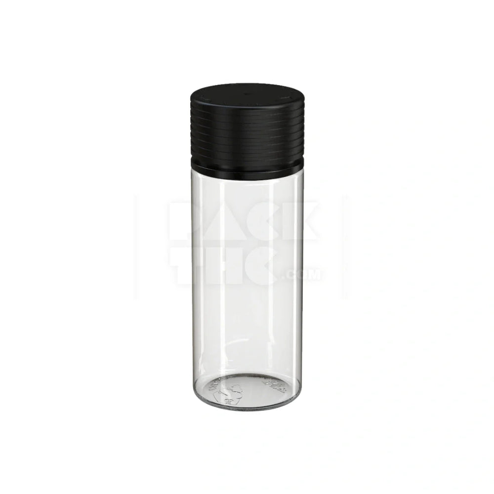 120ml spiral cr bottle clear natural black cap 400 count