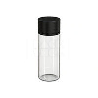 120ml spiral cr bottle clear natural black cap 400 count