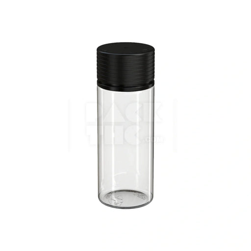120ml spiral cr bottle clear natural black cap 400 count