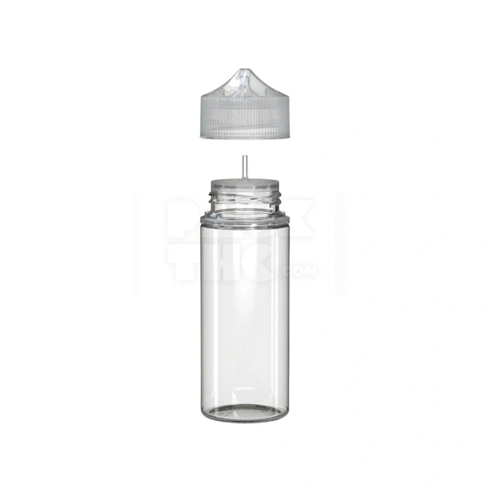 120ml v3 pet unicorn bottle cr clear natural white cap 400 count