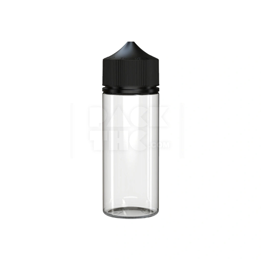 120ml v3 pet unicorn bottle cr clear natural black cap 400 count