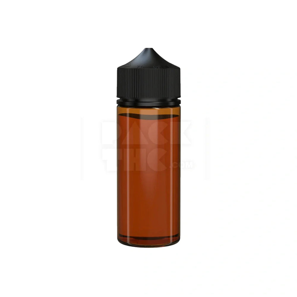 120ml v3 pet unicorn bottle cr translucent amber black cap 400 count